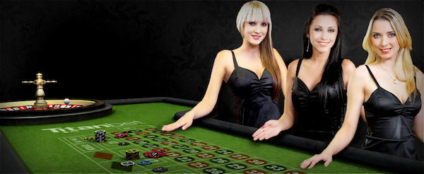 roulette table and dealers